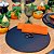 Kit Capas de Sousplat Mesa Posta Halloween Dia das Bruxas com Guardanapos e Porta Guardanapos - Imagem 16