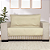 Manta Xale de Sofá e Cama Decorativa Noor Bege Palha Champanhe - Imagem 4