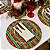 Kit Capas de Sousplat com Guardanapos de Natal Xadrez Natalino - Imagem 9