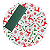 Kit Capas de Sousplat com Guardanapos de Natal Estampa de Natal Natalina - Imagem 13