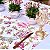 Kit Jogo Americano Completo Mesa Posta Floral - Imagem 9