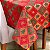 Toalha de Mesa Retangular de Natal Natalina Brilhante Lurex - Imagem 3