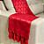 Manta Xale de Sofá e Cama Decorativa Natalina Vermelho Verde Luxo - Imagem 12
