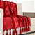 Manta Xale de Sofá e Cama Decorativa Natalina Vermelho Verde Luxo - Imagem 6
