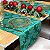 Trilho Caminho de Mesa Jacquard Natalino Vermelho Verde - Imagem 2