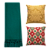 Kit Manta Xale de Sofá Verde Natalina com 2 Capas de Almofadas Decorativas - Imagem 13
