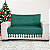 Kit Manta Xale de Sofá Verde Natalina com 2 Capas de Almofadas Decorativas - Imagem 6