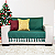 Kit Manta Xale de Sofá Verde Natalina com 2 Capas de Almofadas Decorativas - Imagem 10
