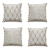 Kit 4 Capas de Almofadas Decorativas Grande Rústicas Para Sofá e Sala - Imagem 12