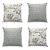 Kit 4 Capas de Almofadas Decorativas Grande Rústicas Para Sofá e Sala - Imagem 17