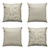 Kit 4 Capas de Almofadas Decorativas Grande Rústicas Para Sofá e Sala - Imagem 9