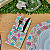 Guardanapos em Tecido Estampado 40 x 40 para Mesa Posta Páscoa Colorido Coelho - Imagem 2