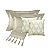 Jogo de Peseira Xale com Franja Luxuosa para Cama King com 2 Capas de Almofada e 2 Porta Travesseiros - Imagem 6