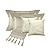 Jogo de Peseira Xale com Franja Luxuosa para Cama King com 2 Capas de Almofada e 2 Porta Travesseiros - Imagem 9