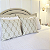 Jogo de Peseira Xale com Franja Luxuosa para Cama King com 2 Capas de Almofada e 2 Porta Travesseiros - Imagem 3