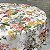 Toalha De Mesa Redonda Estampada Floral Luxuosa Decorativa Mesa Posta - Imagem 6