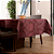 Toalha De Mesa Retangular Sofisticada Jacquard Medalhão Mesa Posta Luxuosa - Imagem 14