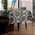 Toalha De Mesa Retangular Sofisticada Jacquard Medalhão Mesa Posta Luxuosa - Imagem 5