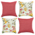 Capas De Almofadas Noor 45 x 45 Rústica Para Encosto Decorativo 4 Unidades - Imagem 5