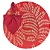 Kit Sousplat Completo de Natal Vermelho e Dourado Decorativo Mesa Posta - Imagem 1