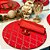 Kit Sousplat Completo de Natal Vermelho e Dourado Decorativo Mesa Posta - Imagem 8