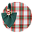 Kit Sousplat Completo De Natal Xadrez Decoração Natalina Elegante - Imagem 13