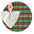 Kit Sousplat Completo De Natal Xadrez Decoração Natalina Elegante - Imagem 5