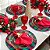 Kit Sousplat Completo De Natal Xadrez Decoração Natalina Elegante - Imagem 11