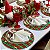 Kit Sousplat Completo De Natal Xadrez Decoração Natalina Elegante - Imagem 6