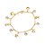 Pulseira Dourada Fundo do Mar e Ponto de Luz - Imagem 1