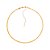 Colar Dourado Chocker de Fita - Imagem 1
