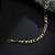 Pulseira Dourada Masculina Elo 3 por 1 - 5mm - Imagem 3