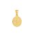 Pingente Dourado Medalha de São Jorge - Imagem 1
