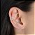 Piercing Prateado de Pressão com 14 Pedras de Zircônia - Imagem 2