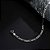 Pulseira Prateada Masculina Elo 3 por 1 - 4mm - Imagem 3
