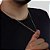 Corrente Prateada Masculina Elo 3 por 1 - 3mm - Imagem 2