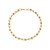 Colar Dourado Chocker Corrente Elos Largos - Imagem 1