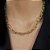 Colar Dourado Chocker Corrente Elos Largos - Imagem 2