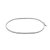 Pulseira Bracelete Oval em Prata 925 - Imagem 1