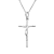 Colar Masculino 70cm Crucifixo em Prata 925 - Imagem 1