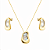 Conjunto Dourado Orgânico Madrepérola - Imagem 1