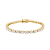 Pulseira Dourada Riviera em Zircônias - Imagem 1