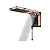 Chuveiro Acqua Duo Lorenzetti Black/Rose Gold 220v/7800w - Imagem 2