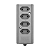 Tomada Barra Quadrupla 2P+T 10A Cinza Interneed - Imagem 1