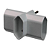 Plug 3 Saídas 2P Cinza 39140 Mec - Imagem 1