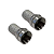 Conector Coaxial Simples RG-06 Com 2 Peças Clemente - Imagem 1