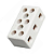 Conector Tripolar porcelana 10mm Clemente - Imagem 2