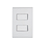 Conjunto 4x2 + 2 interruptor Simples 10A 250V Liz Branca Tramontina - Imagem 1