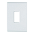 Placa Com Suporte 4x2 1 Posto Vertical Linha Liz Tramontina - Imagem 3