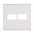Placa Com Suporte 4x4 2P Horizontal Linha Tramontina - Imagem 1
